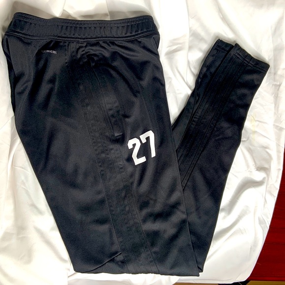 Adidas Women's training Condivo Pants s black on black strips rate - Picture 2 of 8